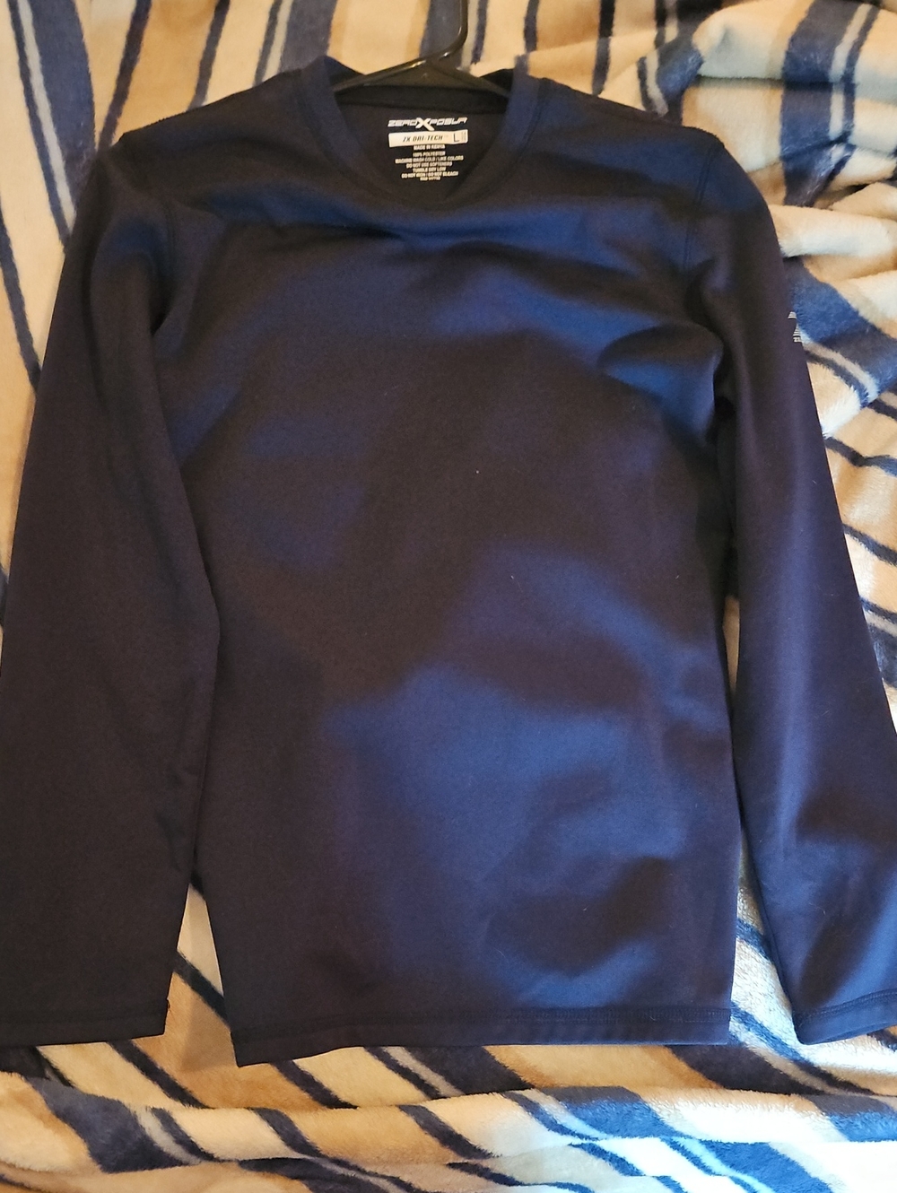 ZeroXposur Men's Large Navy Blue ZK Dri-Tech Performance Polo